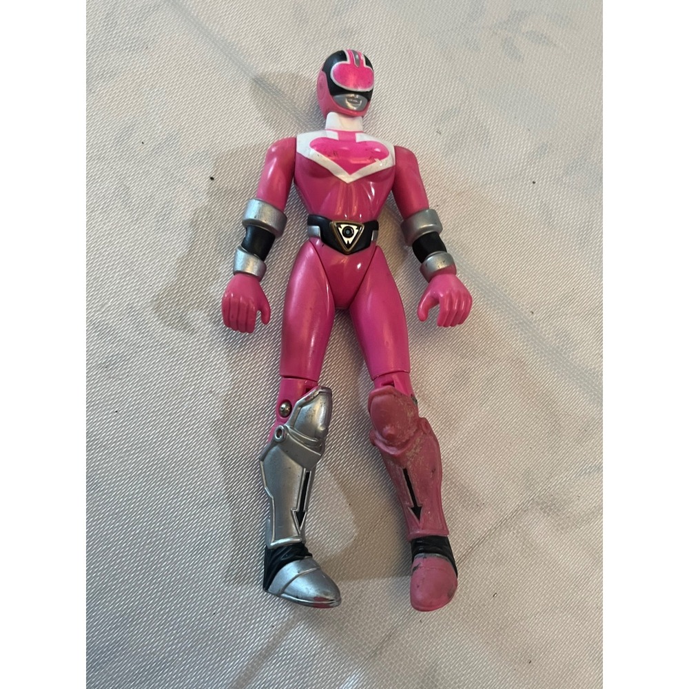Vintage 2000 Bandai Power Rangers Time Force Pink Ranger Action Figure Toy 5in